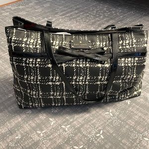 Kate Spade black and white tote